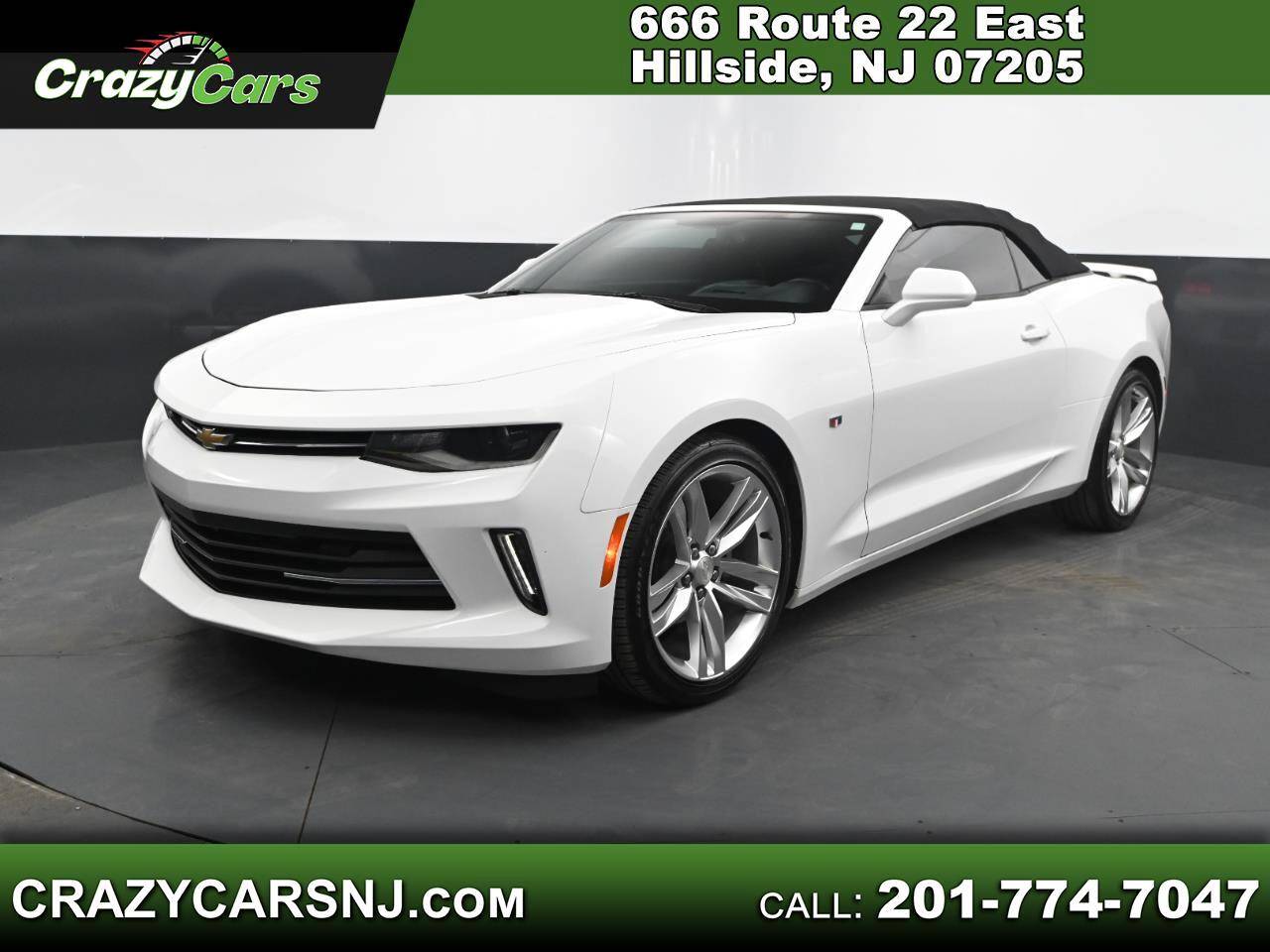 2017 Chevrolet Camaro 2LT — Convertible — 65,696 mi — Hillside, NJ
