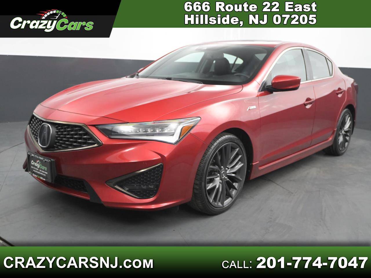 2019 Acura ILX Premium/A-Spec Package — Sedan — 77,294 mi — Hillside, NJ
