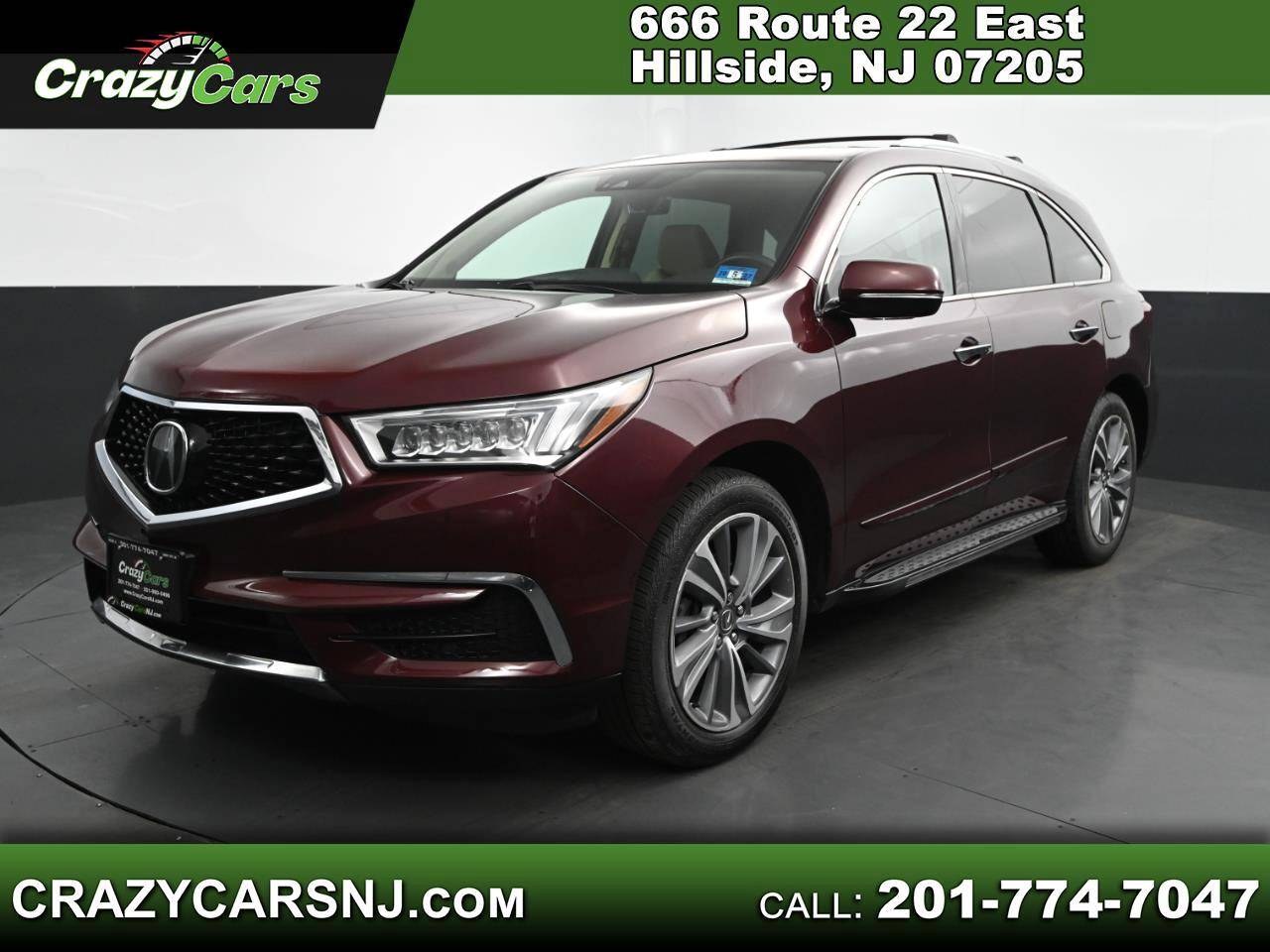 2018 Acura MDX Technology Package — SUV — 93,395 mi — Hillside, NJ