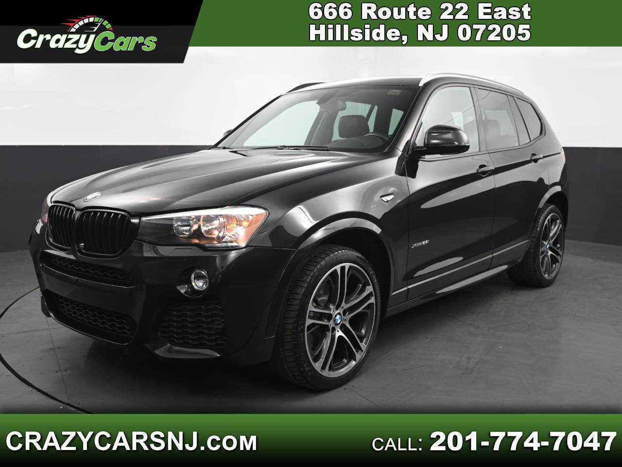 2016 BMW X3 28i — SUV — 73,521 mi — Hillside, NJ