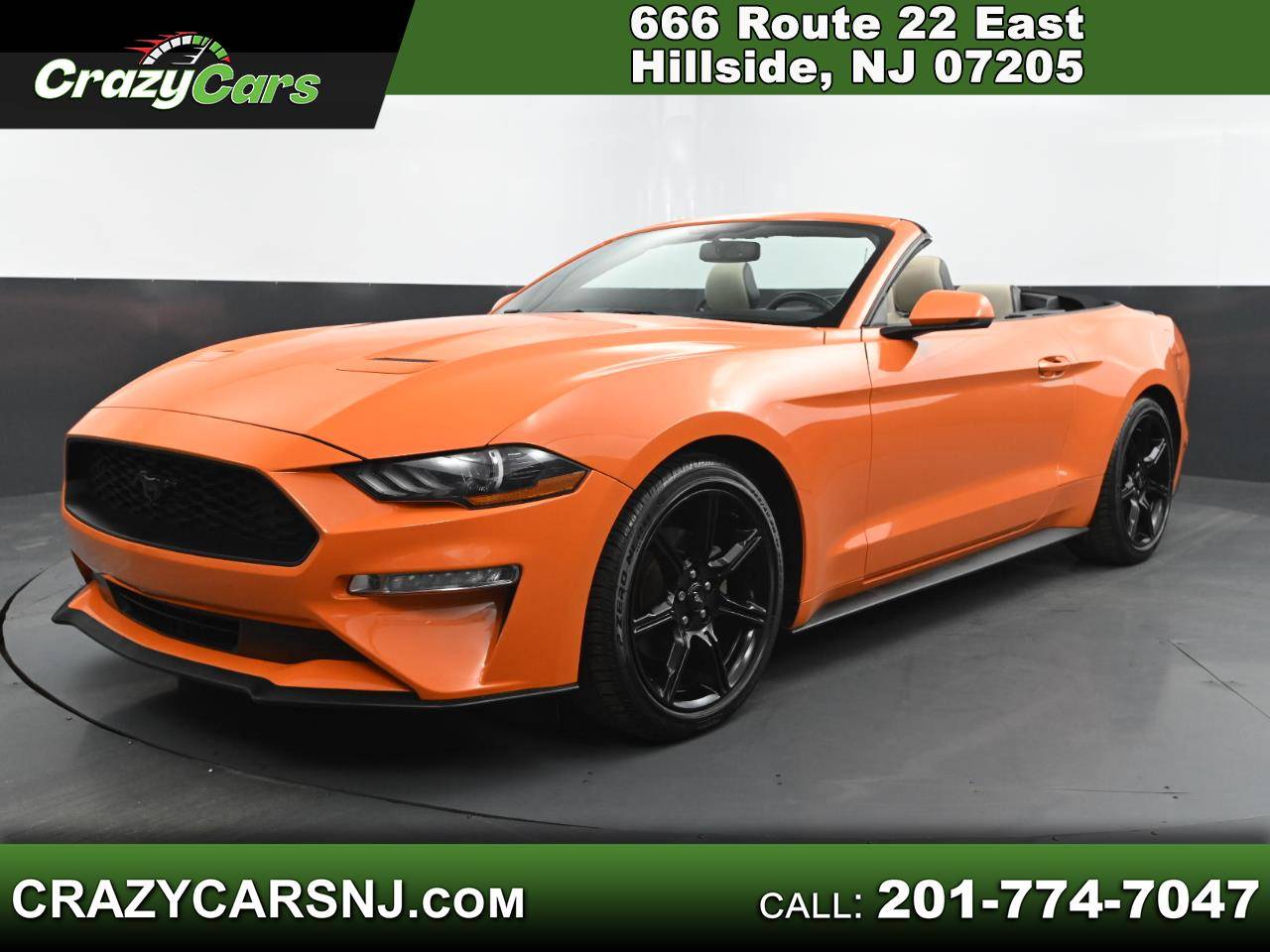 2020 Ford Mustang EcoBoost Premium — Convertible — 34,678 mi — Hillside, NJ