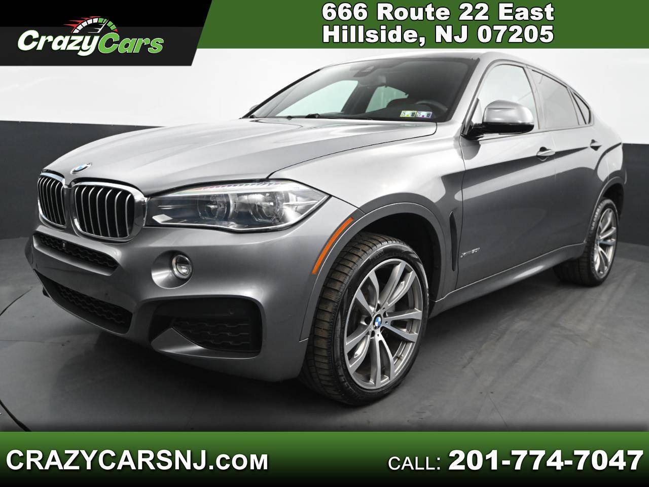 2017 BMW X6 50i — SUV — 68,738 mi — Hillside, NJ