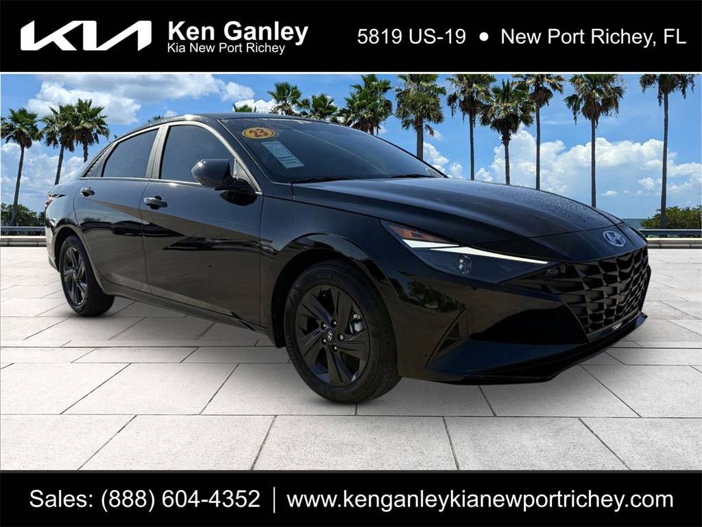 2023 Hyundai Elantra Hybrid Blue — Sedan — 11,810 mi — New Port Richey, FL