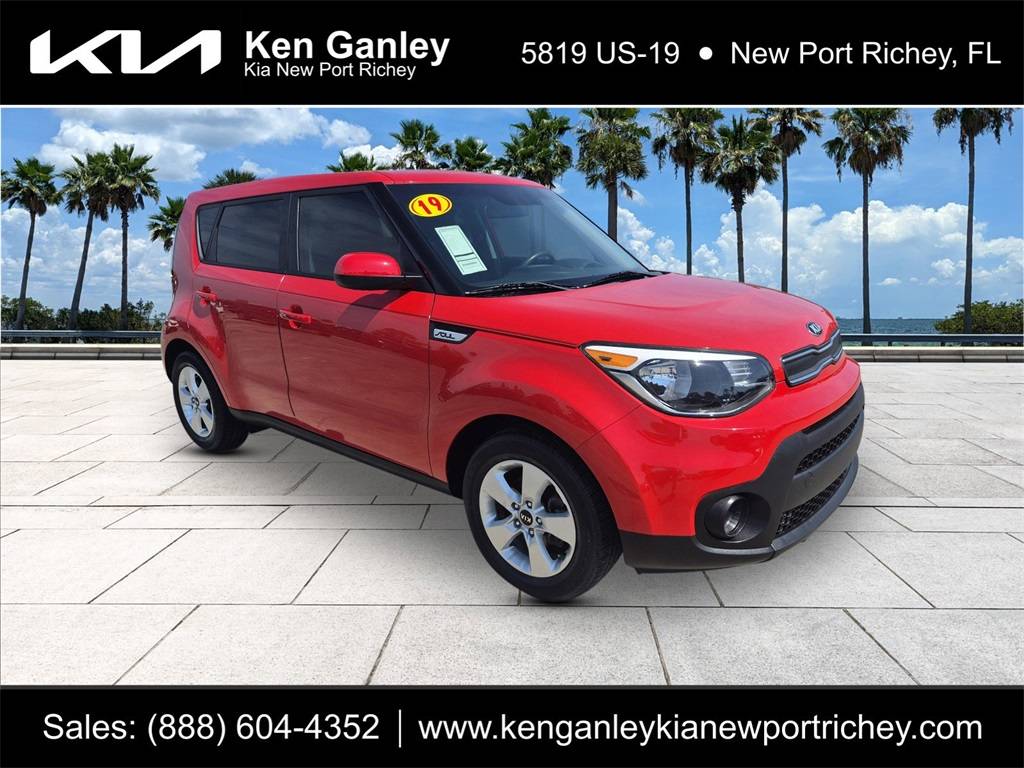 2019 Kia Soul Base — Hatchback — 47,344 mi — New Port Richey, FL