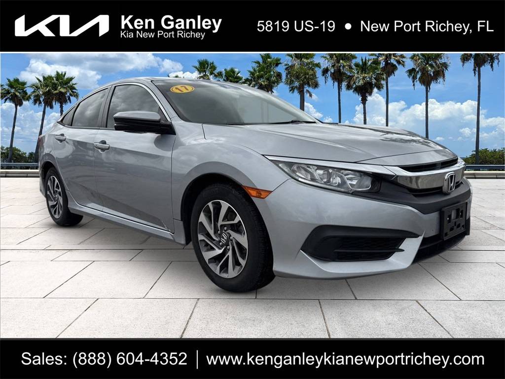 2017 Honda Civic EX — Sedan — 65,909 mi — New Port Richey, FL