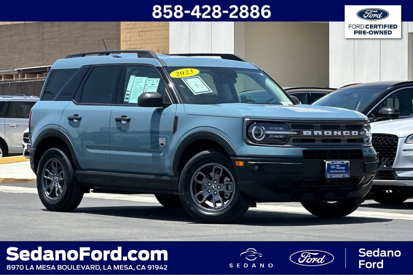 2023 Ford Bronco Sport Big Bend — SUV — 13,121 mi — LA MESA, CA