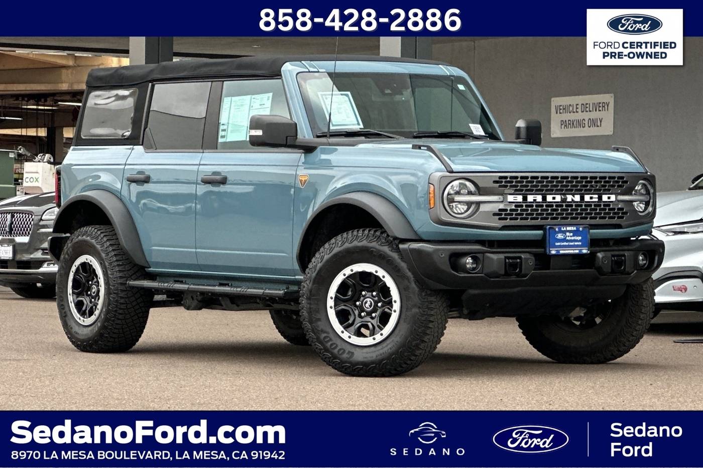 2023 Ford Bronco Badlands — SUV — 24,421 mi — LA MESA, CA