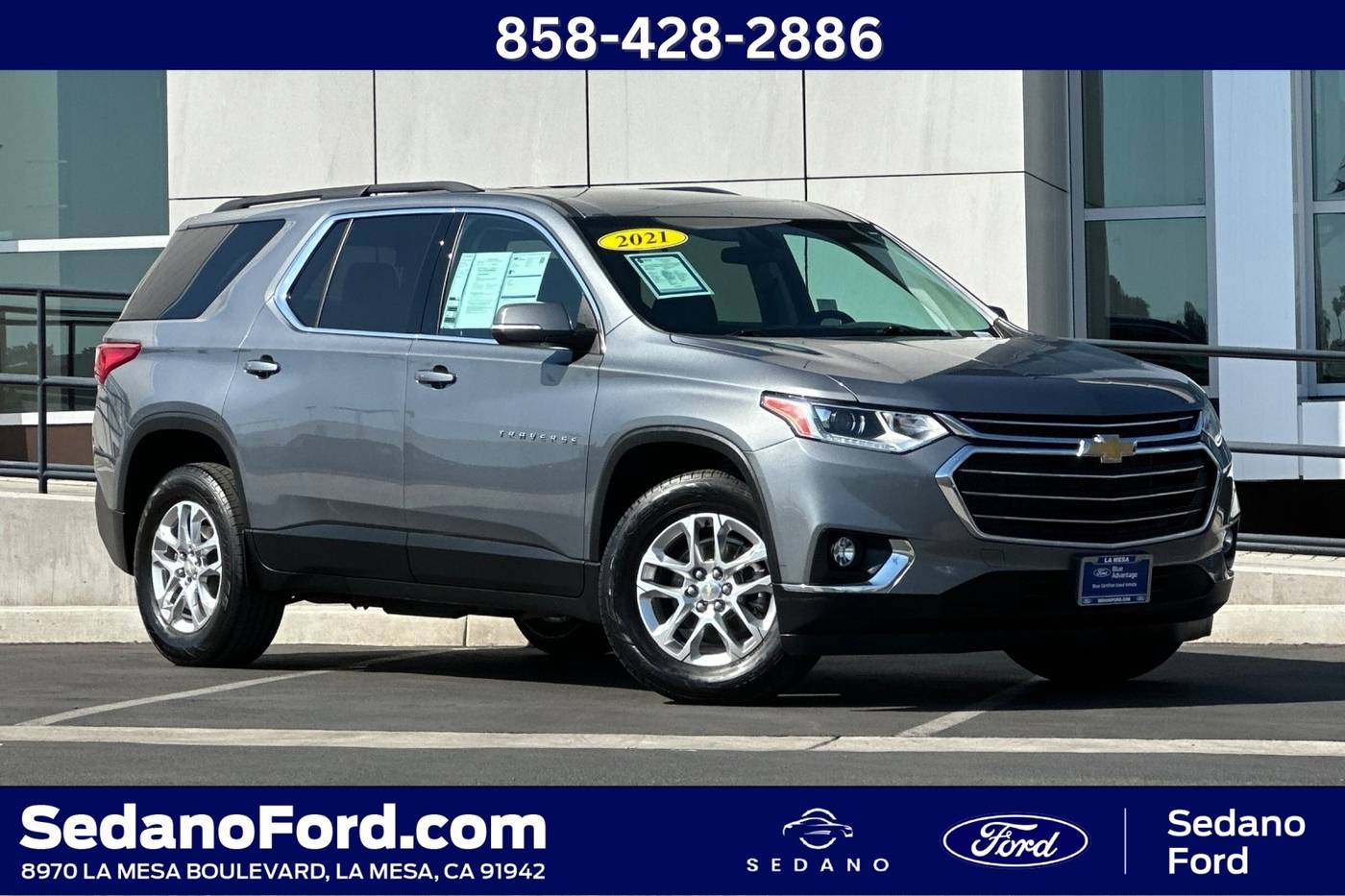 2021 Chevrolet Traverse LT Leather — SUV — 59,828 mi — LA MESA, CA