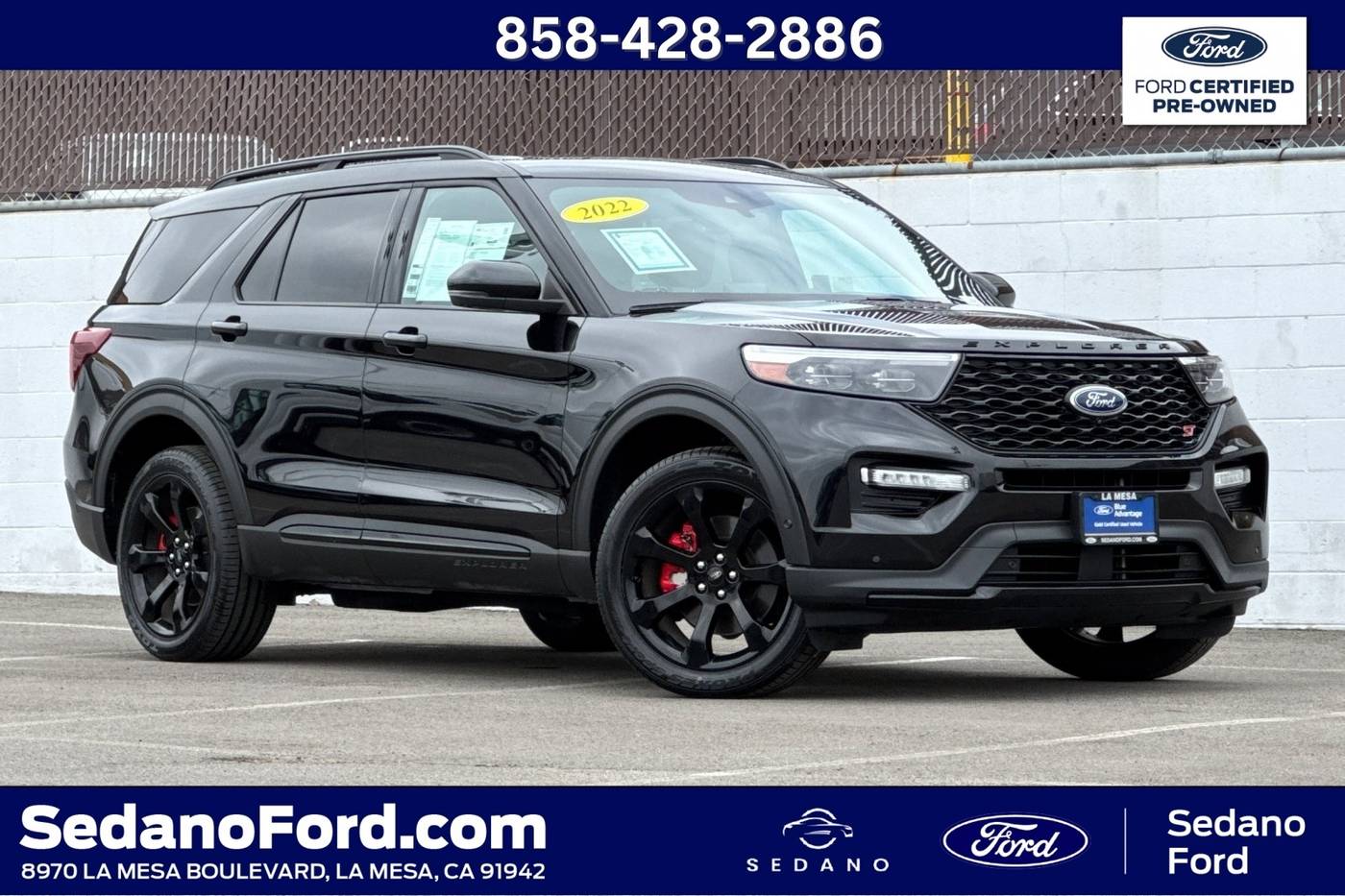 2022 Ford Explorer ST — SUV — 31,506 mi — LA MESA, CA