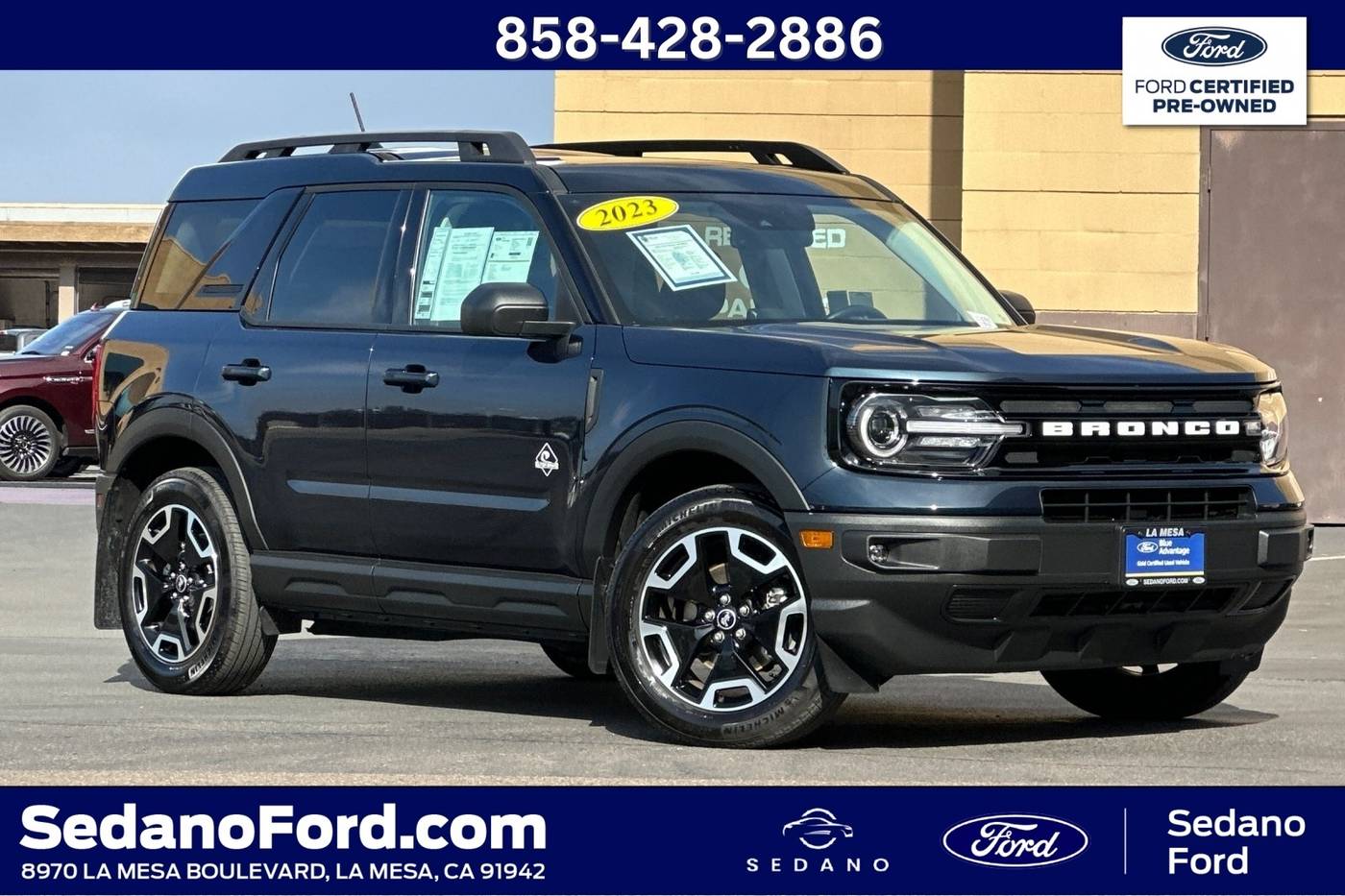 2023 Ford Bronco Sport Outer Banks — SUV — 16,832 mi — LA MESA, CA