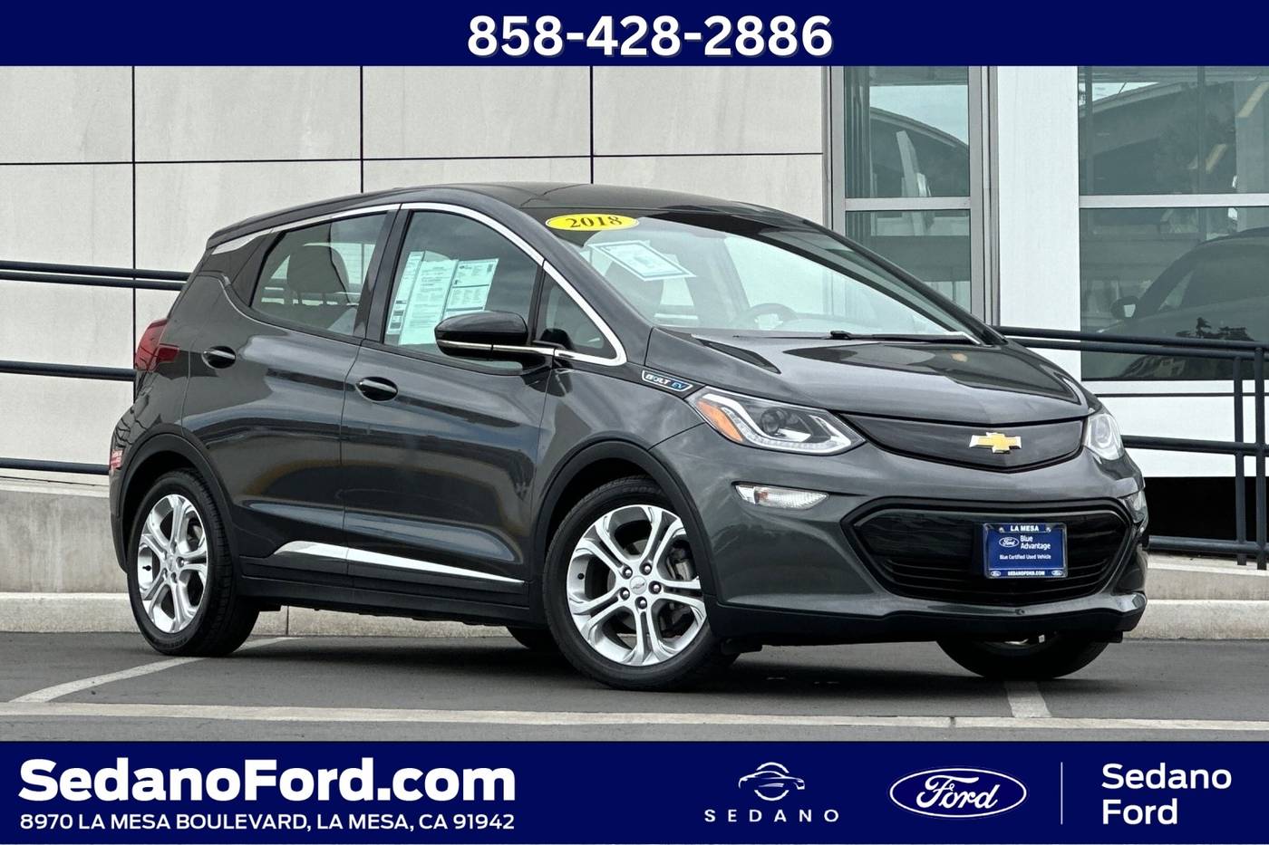 2018 Chevrolet Bolt EV LT — Hatchback — 41,533 mi — LA MESA, CA