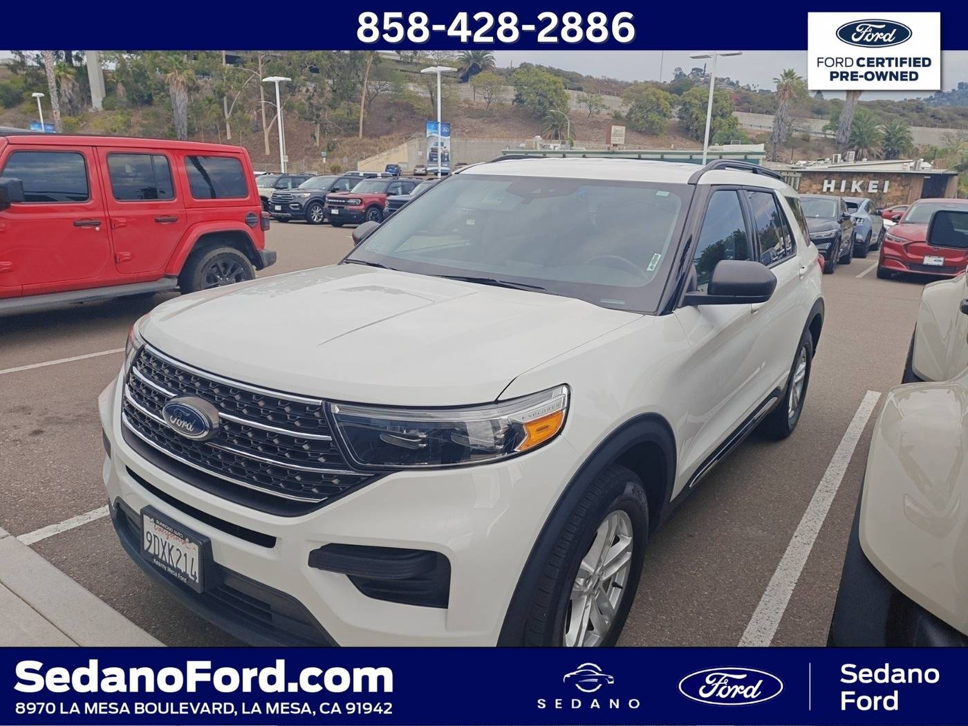 2022 Ford Explorer XLT — SUV — 30,584 mi — LA MESA, CA