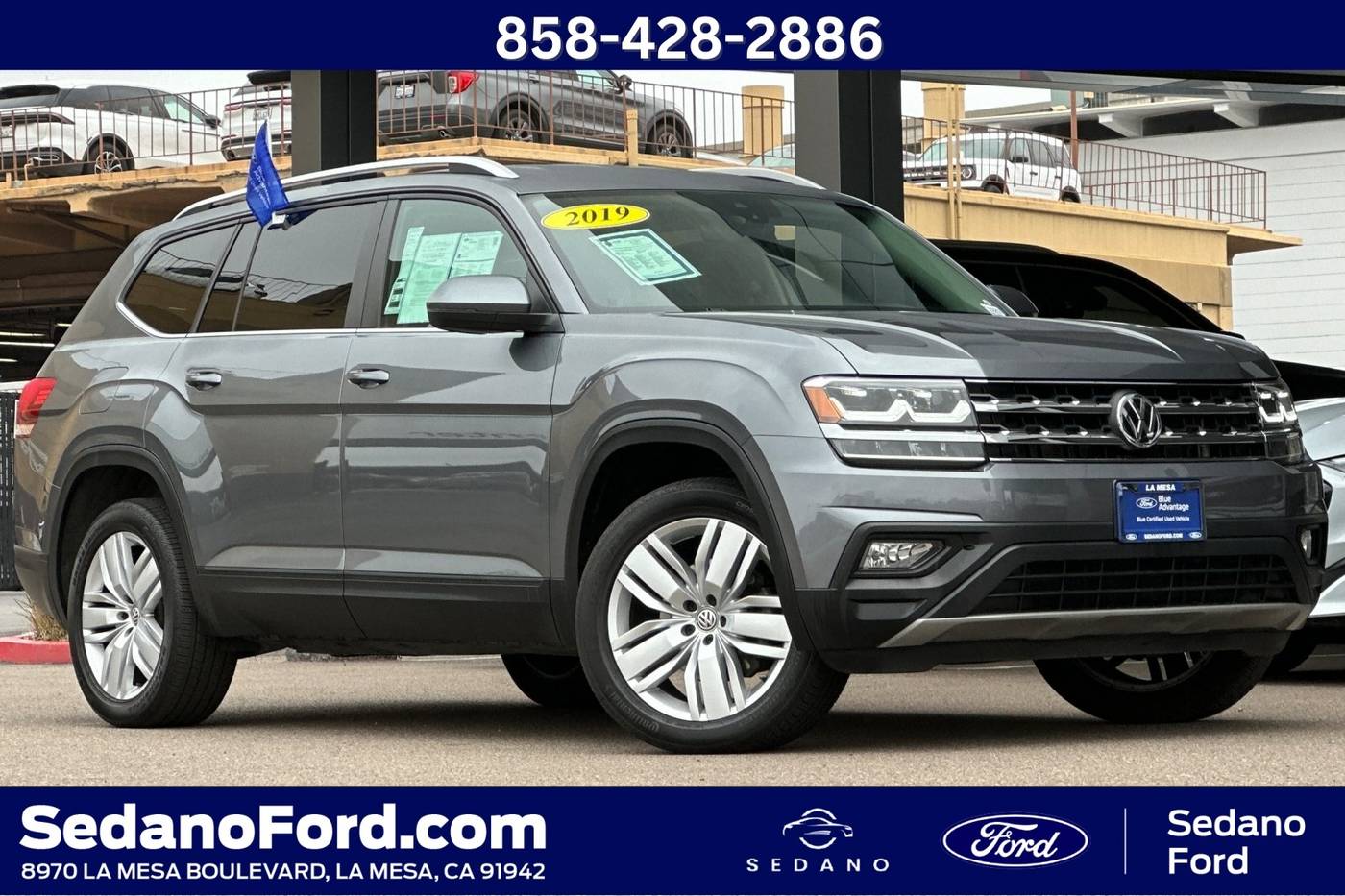 2019 Volkswagen Atlas SE with Technology — SUV — 49,383 mi — LA MESA, CA