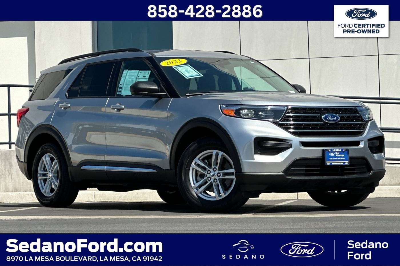2023 Ford Explorer XLT — SUV — 25,424 mi — LA MESA, CA