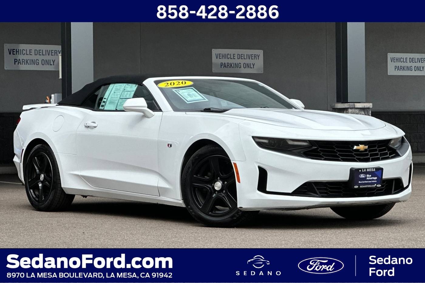 2020 Chevrolet Camaro 1LT — Convertible — 55,287 mi — LA MESA, CA