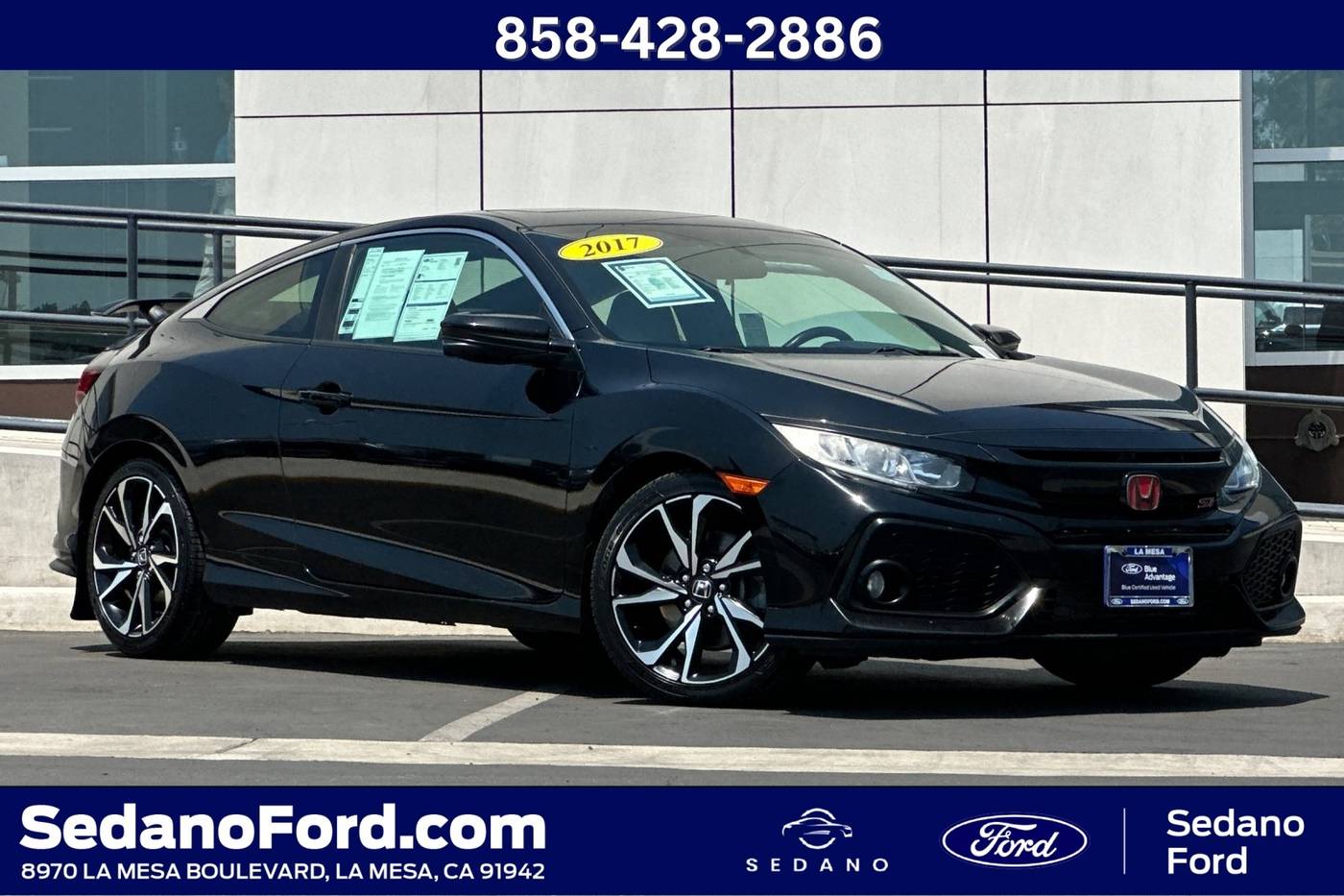 2017 Honda Civic Si — Coupe — 69,381 mi — LA MESA, CA