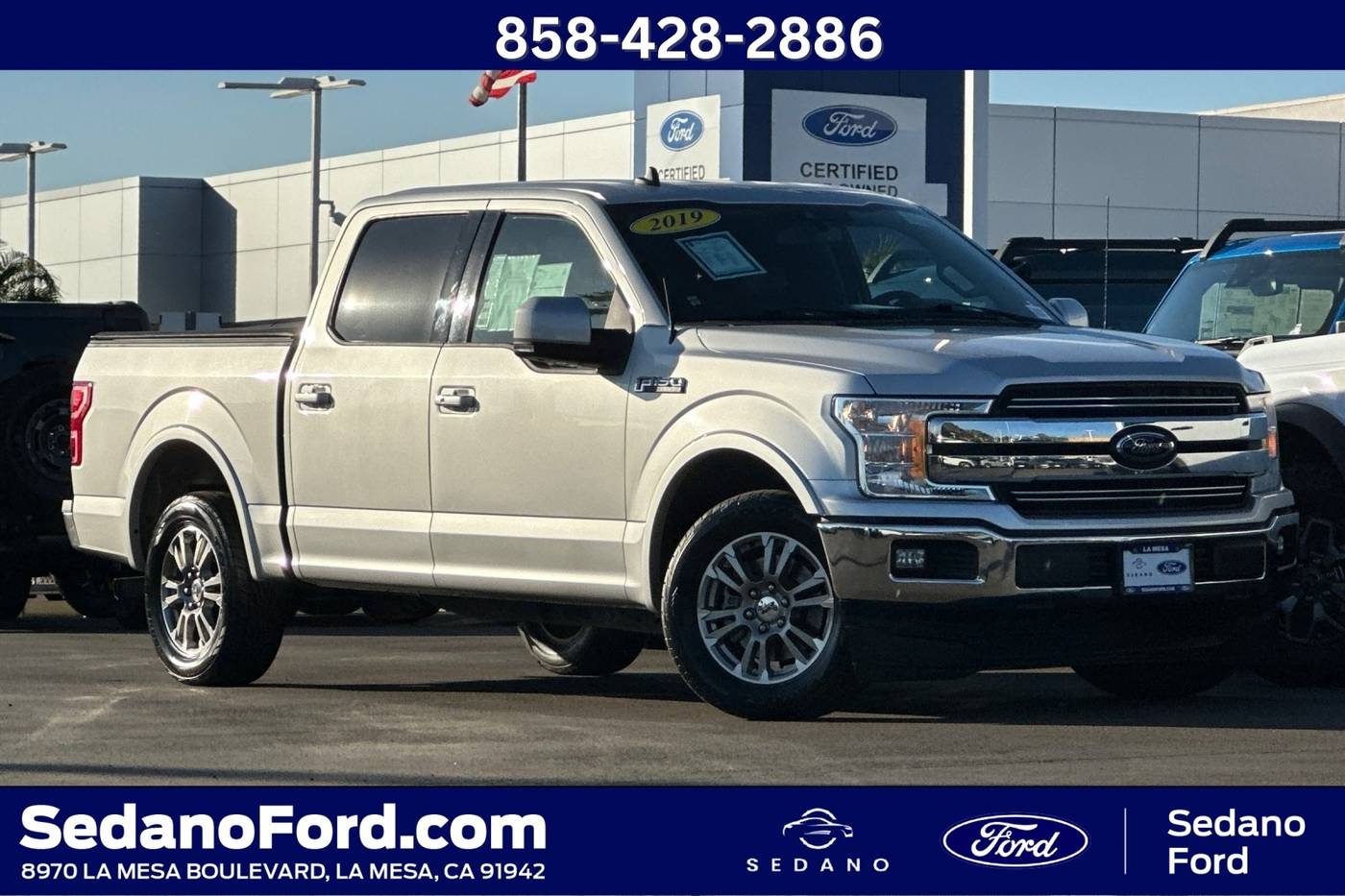 2019 Ford F-150 Lariat — Pickup Truck — 48,799 mi — LA MESA, CA
