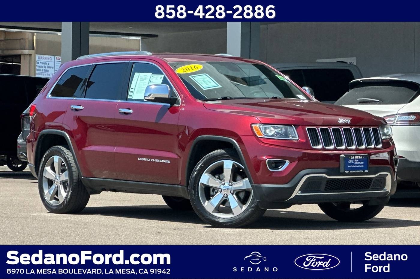 2016 Jeep Grand Cherokee Limited — SUV — 66,911 mi — LA MESA, CA