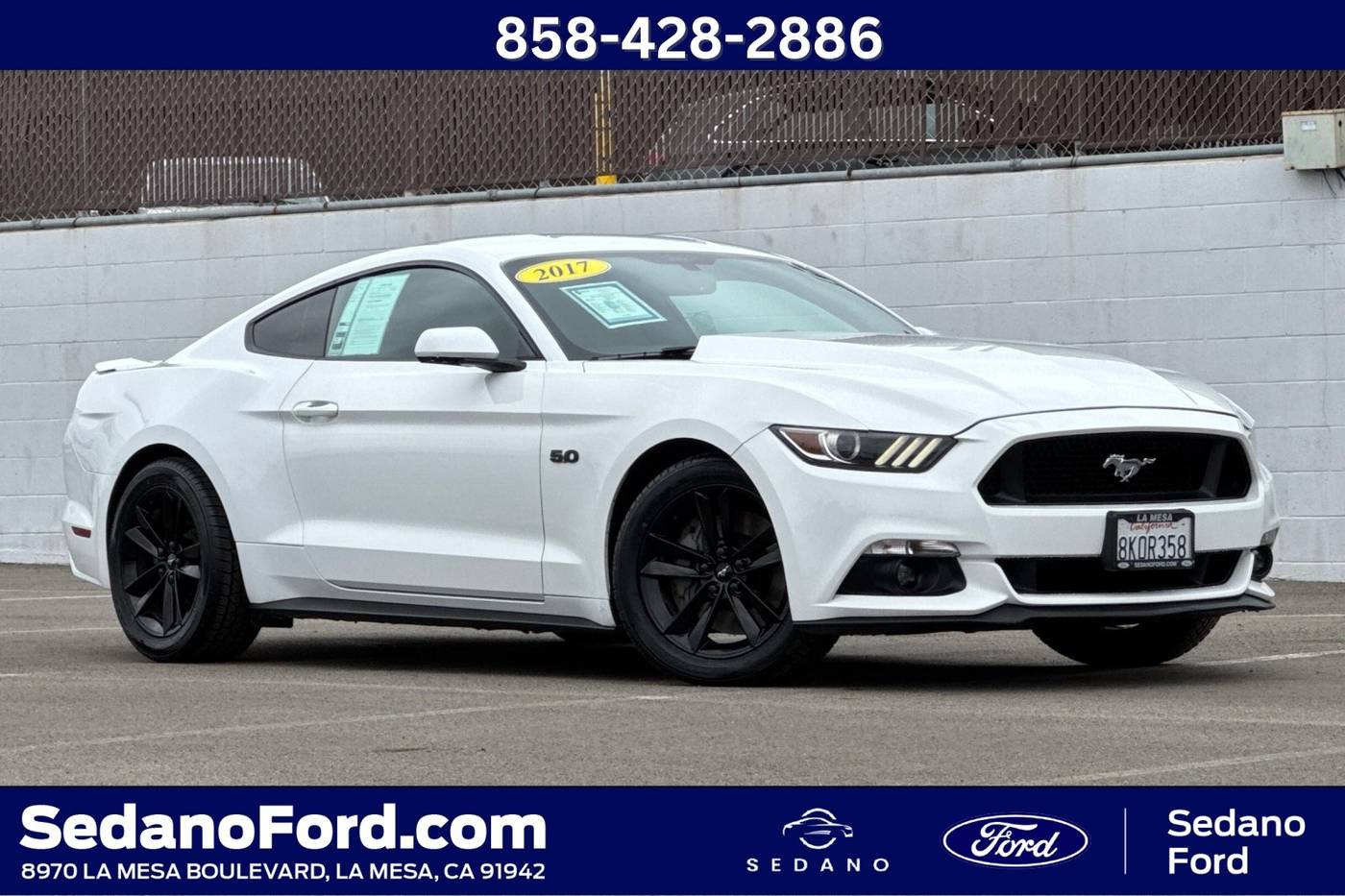 2017 Ford Mustang GT — Coupe — 67,129 mi — LA MESA, CA