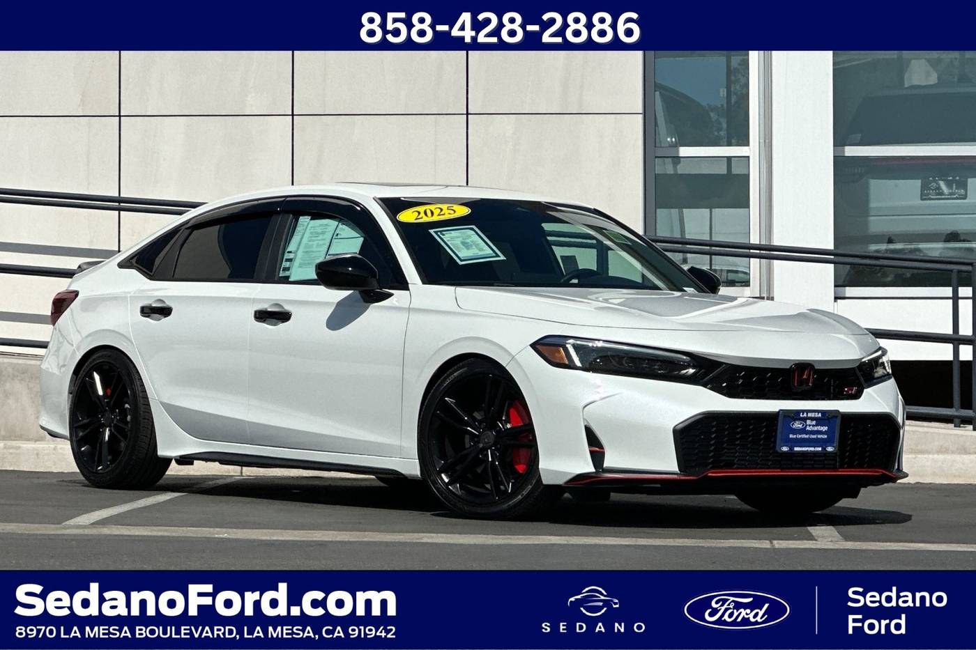 2025 Honda Civic Si — Sedan — 1,341 mi — LA MESA, CA