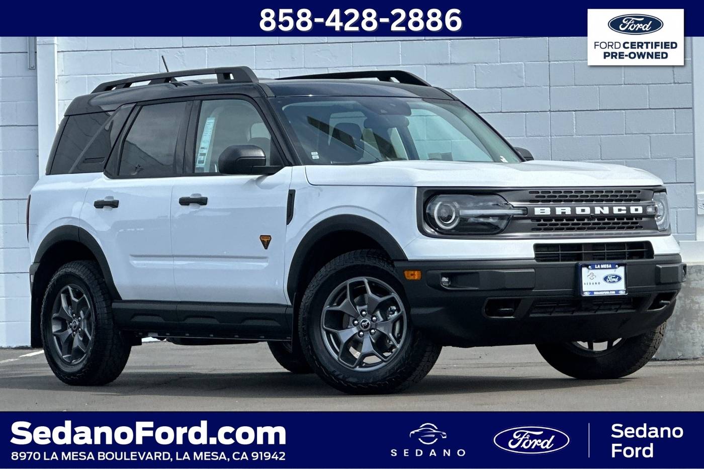 2024 Ford Bronco Sport Badlands — SUV — 1,148 mi — LA MESA, CA