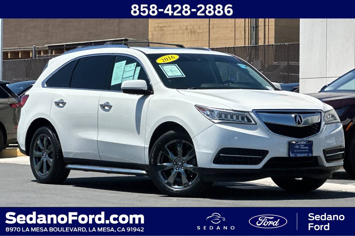 2016 Acura MDX Advance Package — SUV — 81,839 mi — LA MESA, CA