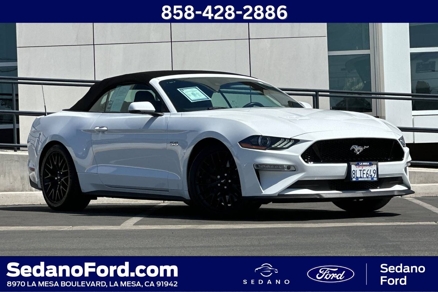 2019 Ford Mustang GT Premium — Convertible — 30,162 mi — LA MESA, CA