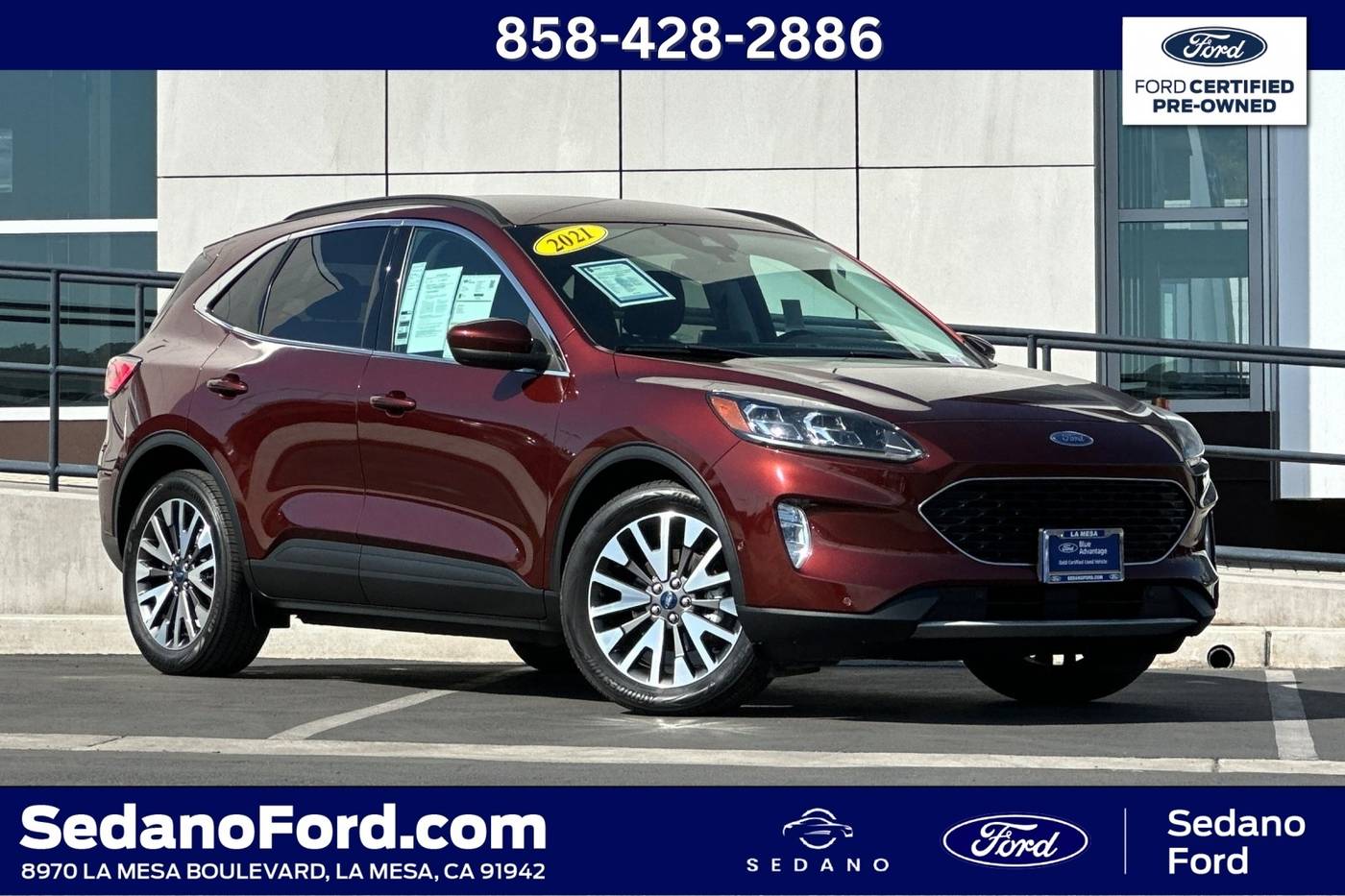 2021 Ford Escape Titanium Hybrid — SUV — 26,504 mi — LA MESA, CA