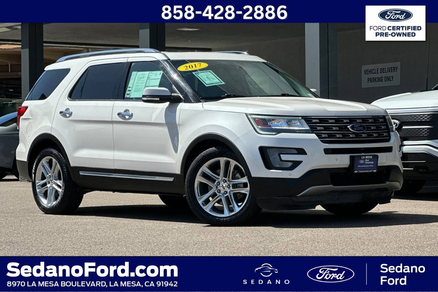 2017 Ford Explorer Limited — SUV — 54,553 mi — LA MESA, CA