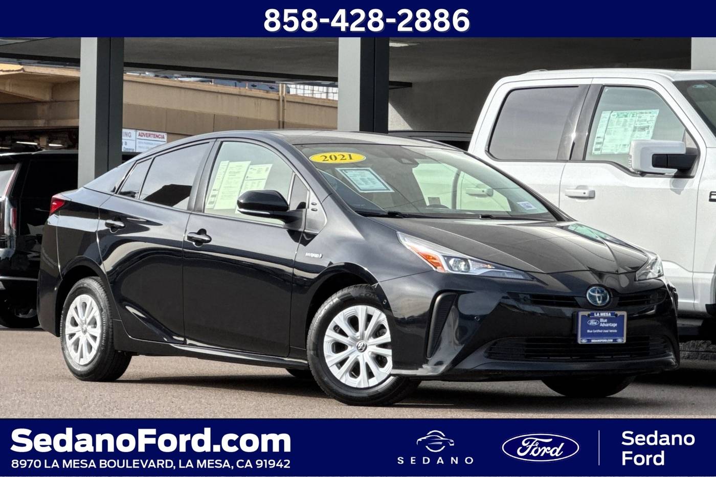 2021 Toyota Prius L Eco — Hatchback — 59,585 mi — LA MESA, CA
