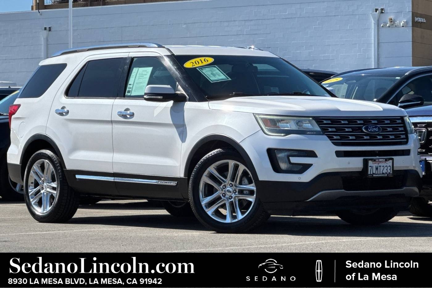 2016 Ford Explorer Limited — SUV — 121,780 mi — La Mesa, CA