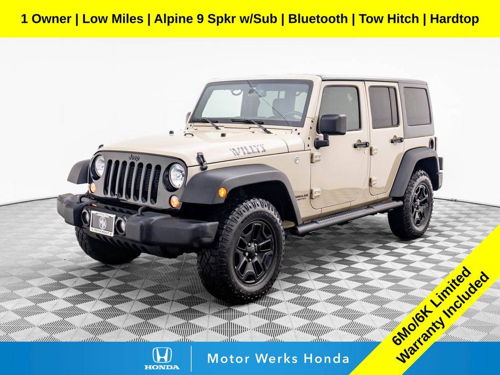 2017 Jeep Wrangler Willys Wheeler — SUV — 89,573 mi — Barrington, IL