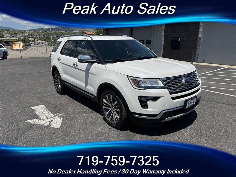 2018 Ford Explorer Platinum — SUV — 116,791 mi — colorado springs, CO