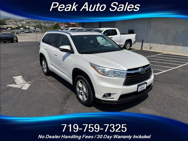 2016 Toyota Highlander Limited — SUV — 109,470 mi — colorado springs, CO