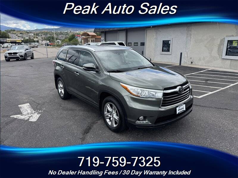 2015 Toyota Highlander Limited — SUV — 104,997 mi — colorado springs, CO