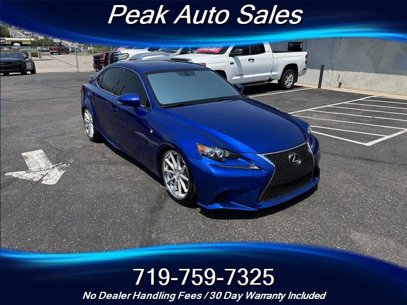 2016 Lexus IS IS 300 — Sedan — 86,536 mi — colorado springs, CO