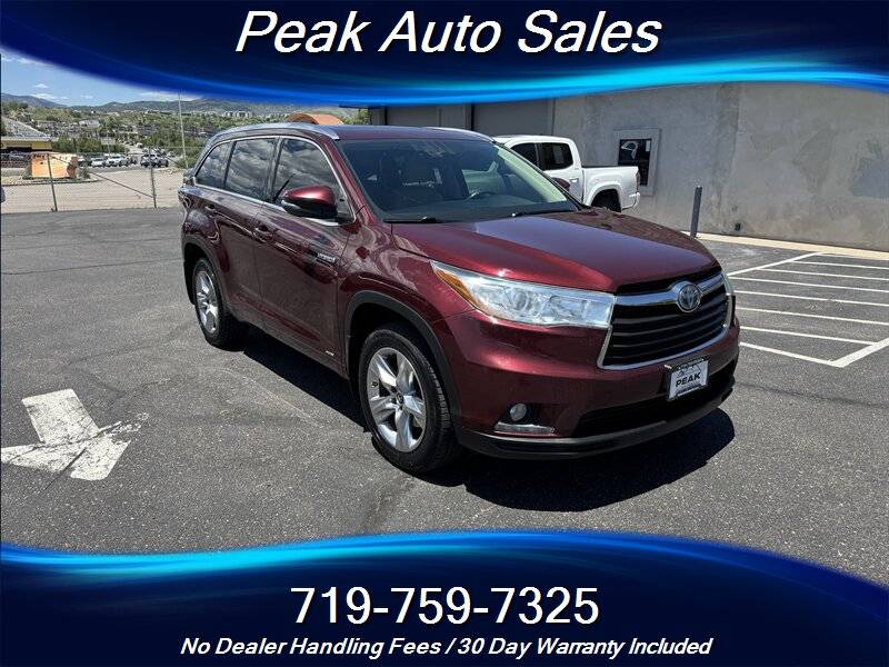 2016 Toyota Highlander Hybrid Limited — SUV — 119,762 mi — colorado springs, CO