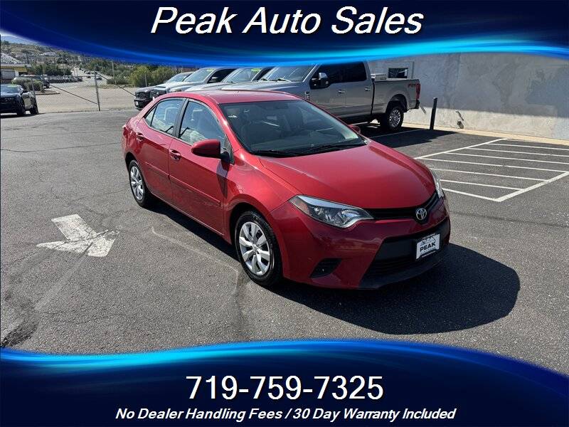 2014 Toyota Corolla LE — Sedan — 92,786 mi — colorado springs, CO