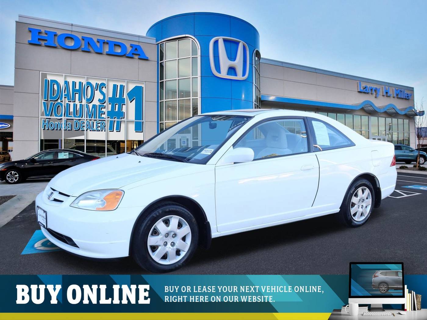 2002 Honda Civic EX — Coupe — 137,765 mi — Boise, ID