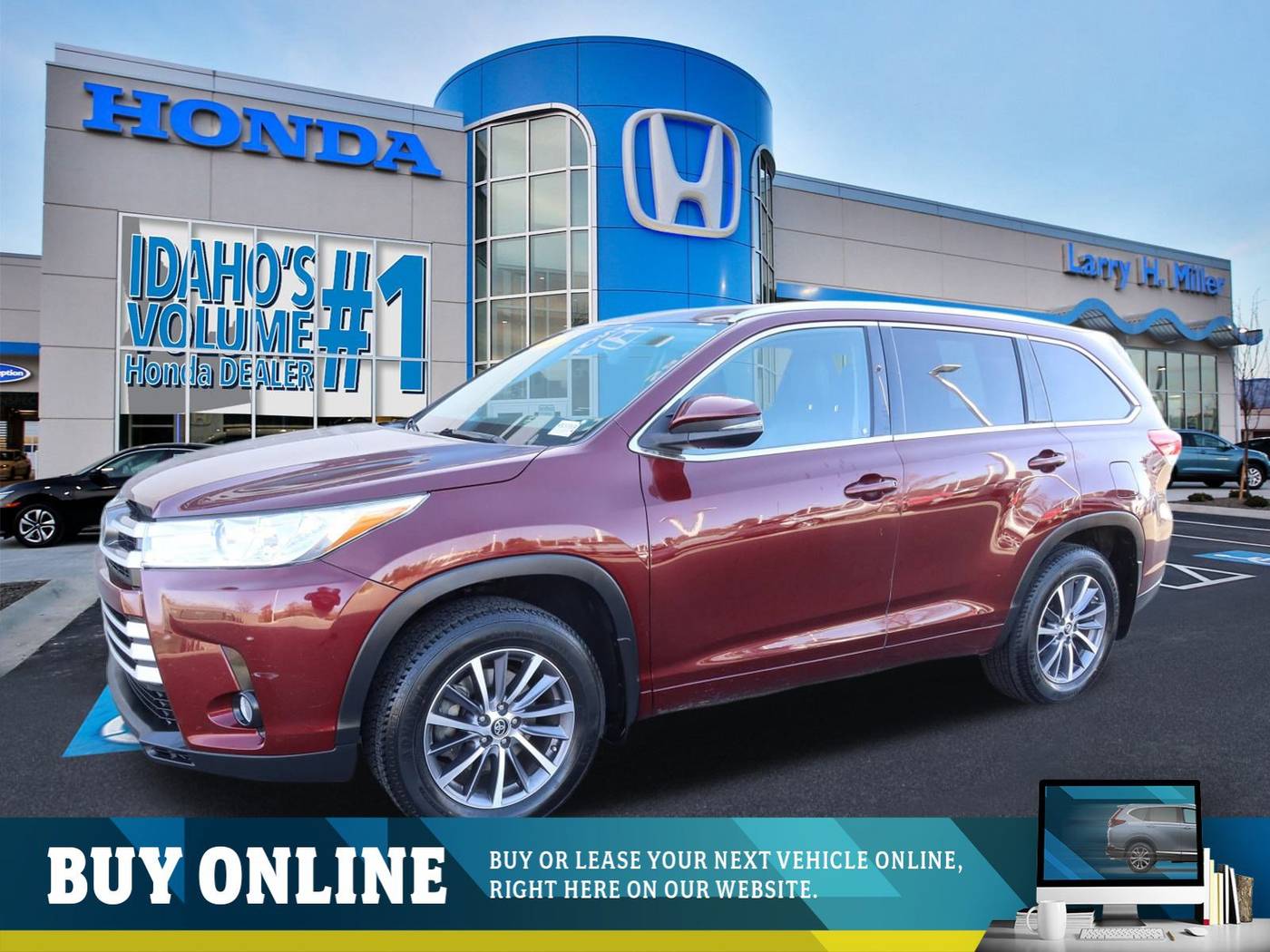 2017 Toyota Highlander XLE — SUV — 77,687 mi — Boise, ID