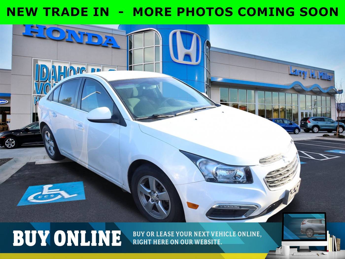 2015 Chevrolet Cruze 1LT — Sedan — 100,363 mi — Boise, ID