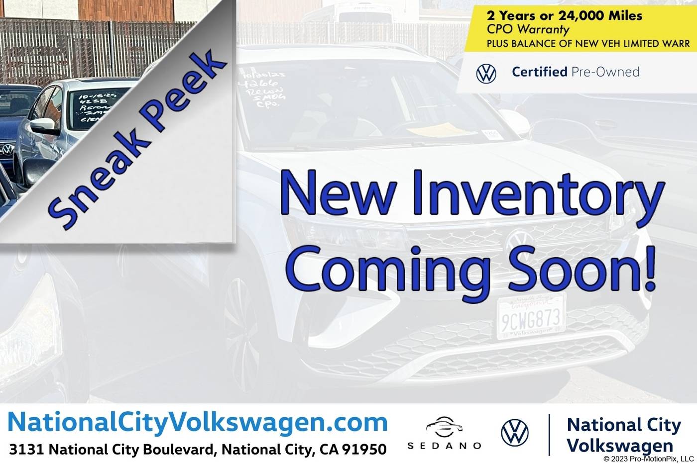 2023 Volkswagen Taos SE — SUV — 11,224 mi — National City, CA