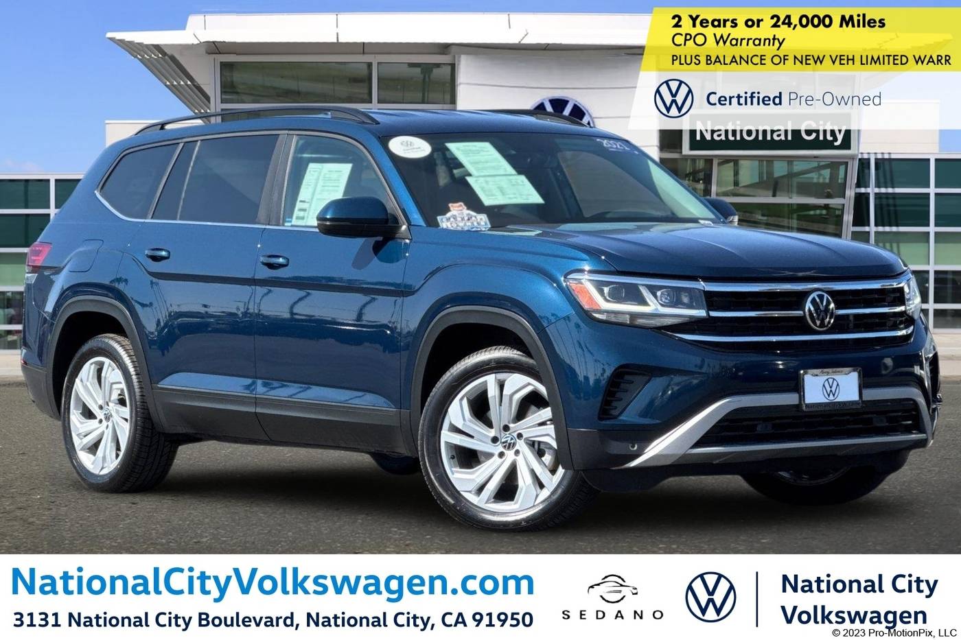 2021 Volkswagen Atlas SE with Technology — SUV — 61,390 mi — National City, CA