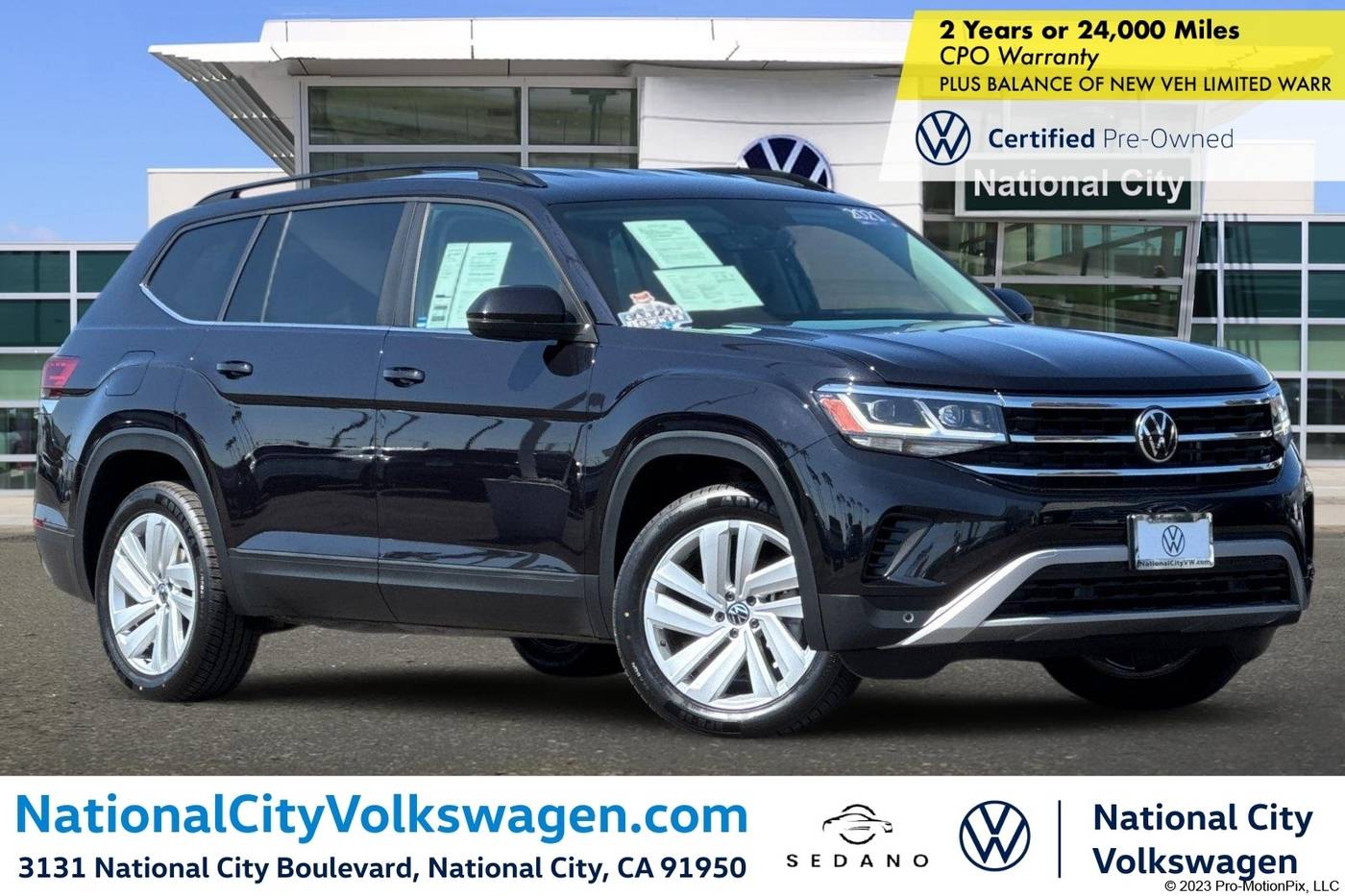 2021 Volkswagen Atlas SE with Technology — SUV — 48,244 mi — National City, CA