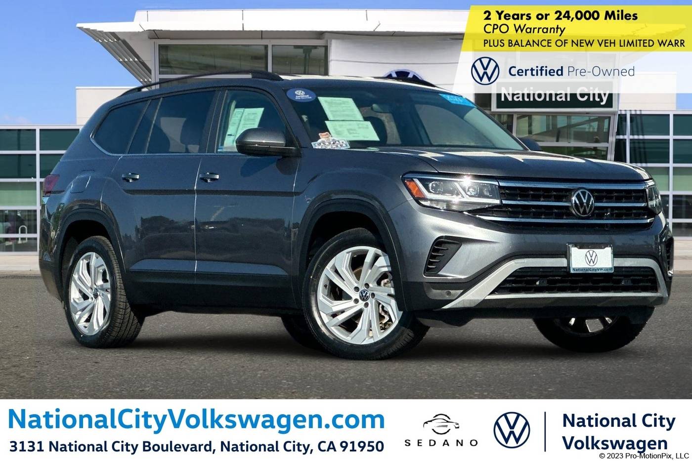2023 Volkswagen Atlas SE with Technology — SUV — 26,270 mi — National City, CA