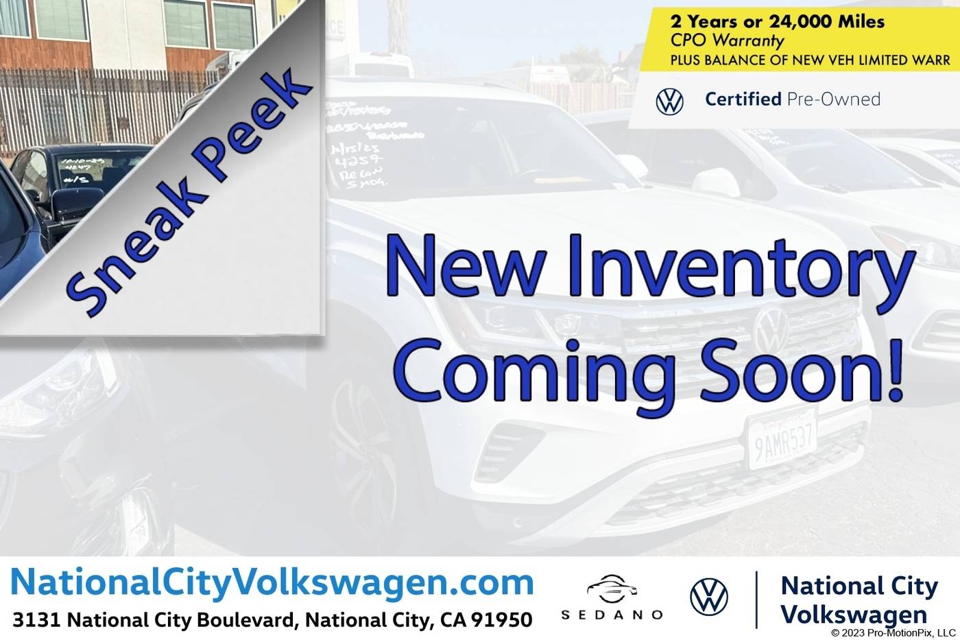 2022 Volkswagen Atlas SEL — SUV — 52,200 mi — National City, CA