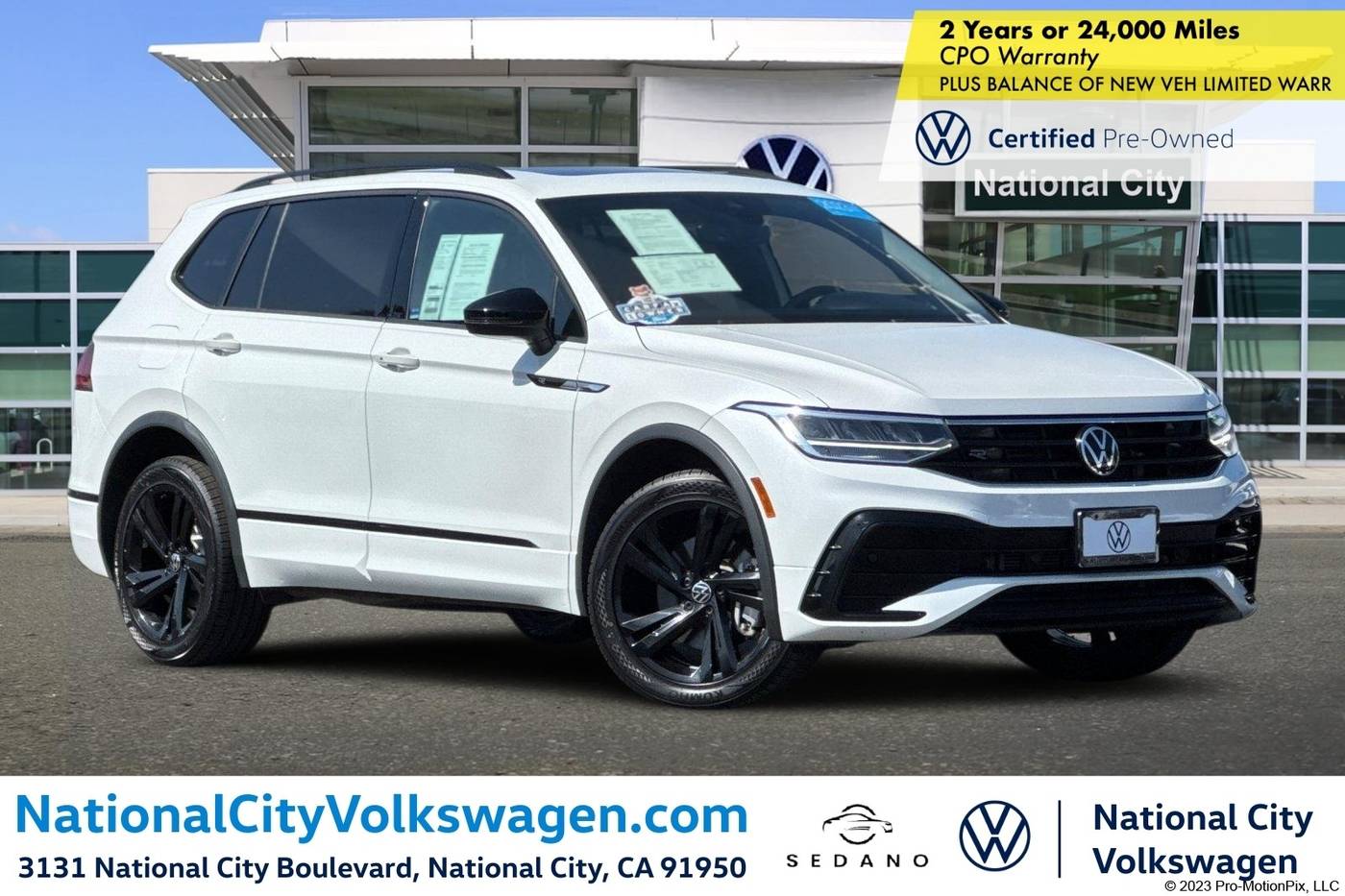 2023 Volkswagen Tiguan SE R-Line Black — SUV — 25,516 mi — National City, CA