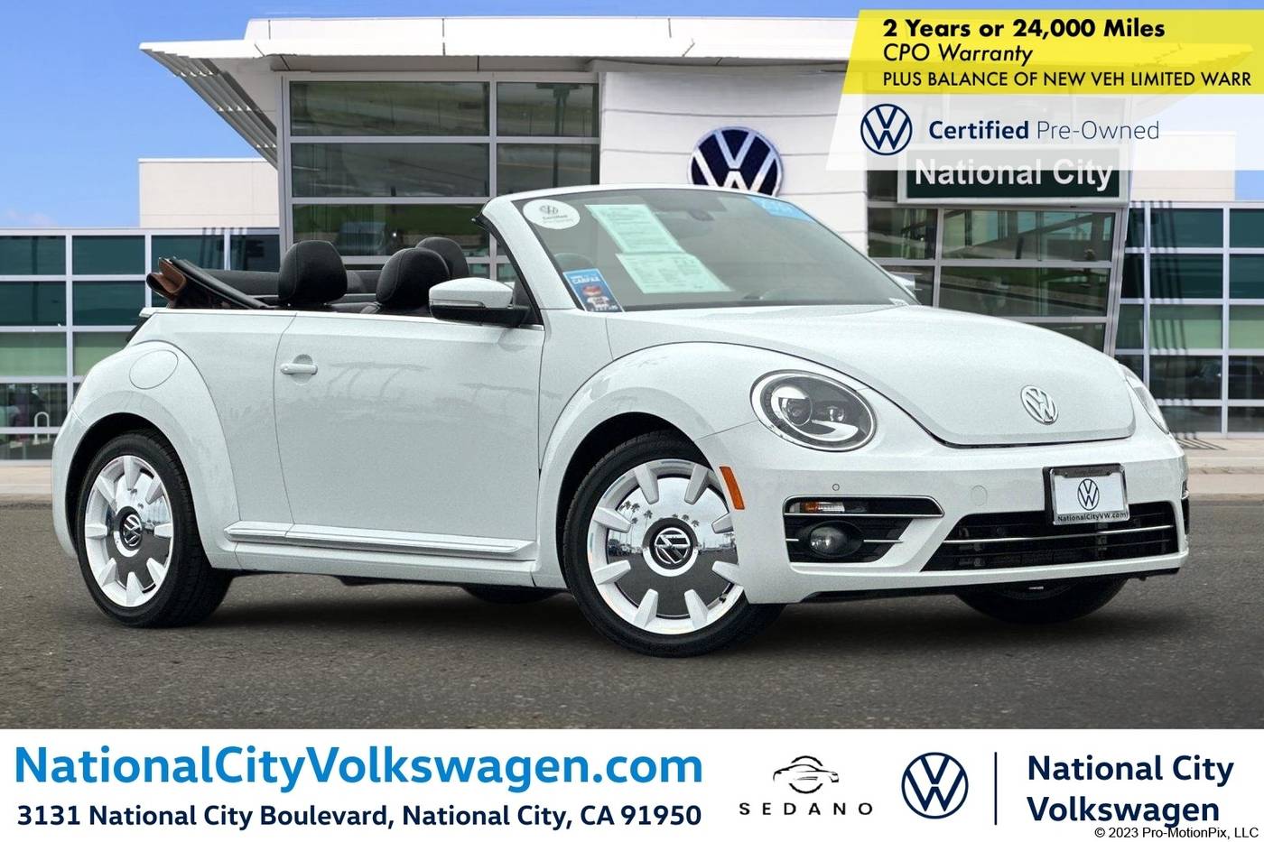 2019 Volkswagen Beetle SEL — Convertible — 25,998 mi — National City, CA