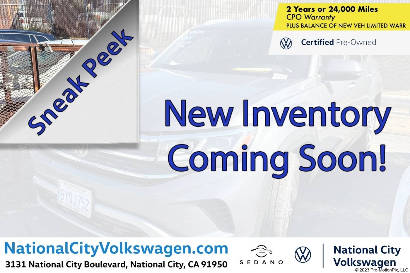 2022 Volkswagen Atlas Cross Sport SE — SUV — 48,412 mi — National City, CA