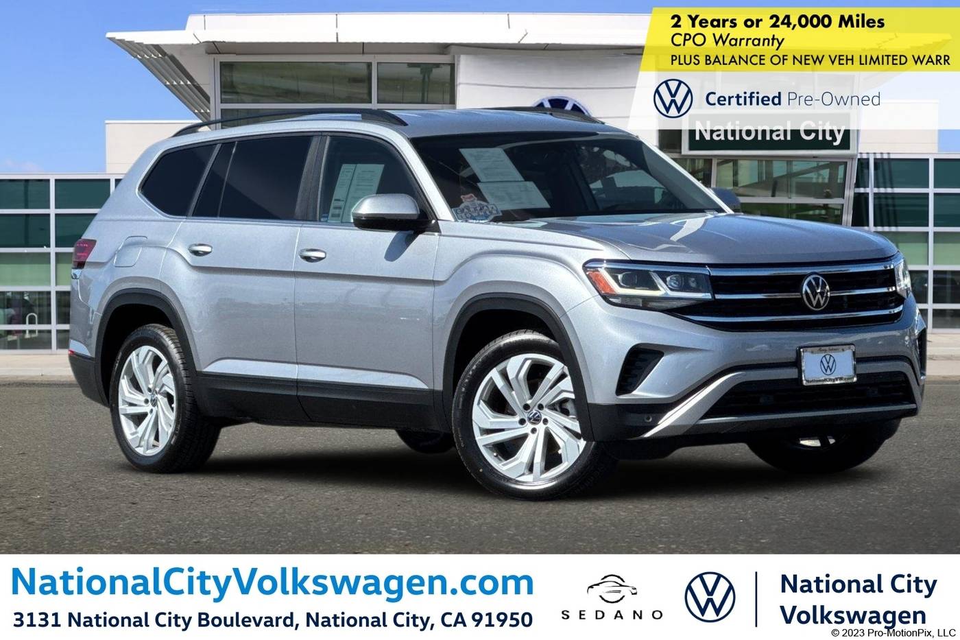 2022 Volkswagen Atlas SE with Technology — SUV — 52,614 mi — National City, CA